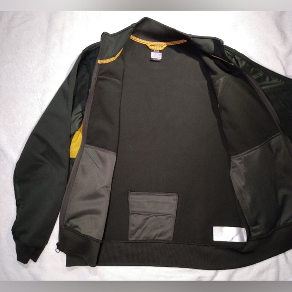NIKE ACG Fit Therma Hybrid Nylon Polyester Forest Green Yellow tech gorp Jacket - Picture 10 of 16